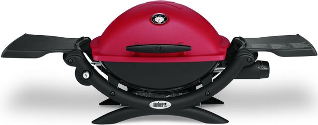 Weber® Q® 1200™ 40.9" Red Gas Grill 0