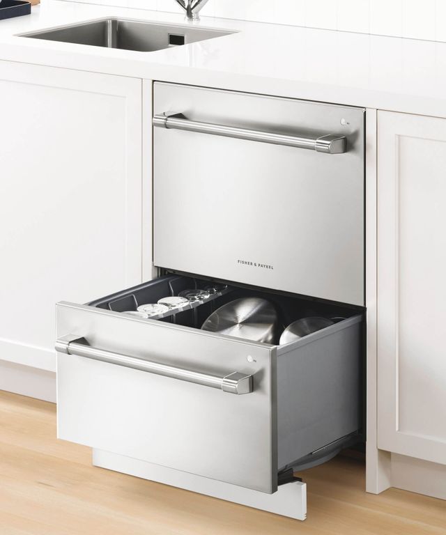 Fisher & Paykel Series 9 24" Stainless Steel Double DishDrawer™ Dishwasher-3