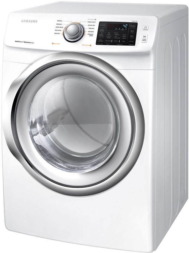 Samsung White Front Load Electric Dryer 10