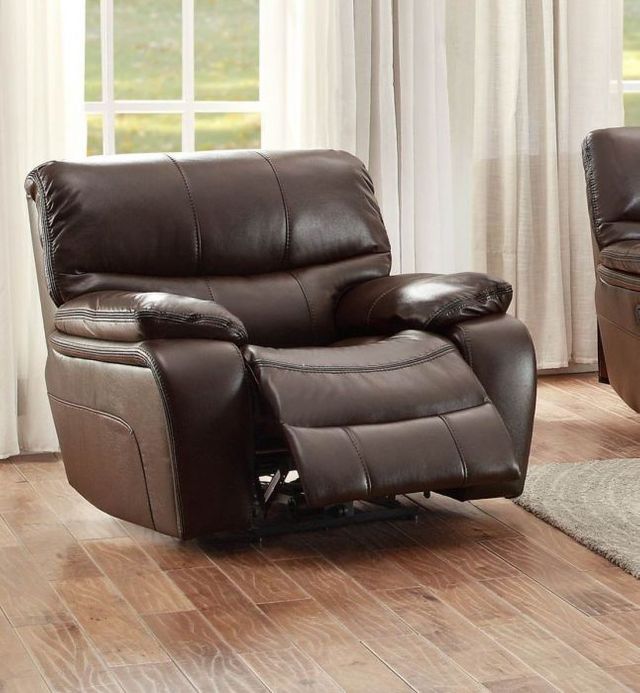 Homelegance® Pecos Dark Brown Glider Reclining Chair 1