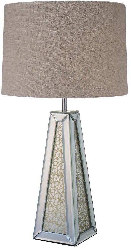 pyramid base table lamp