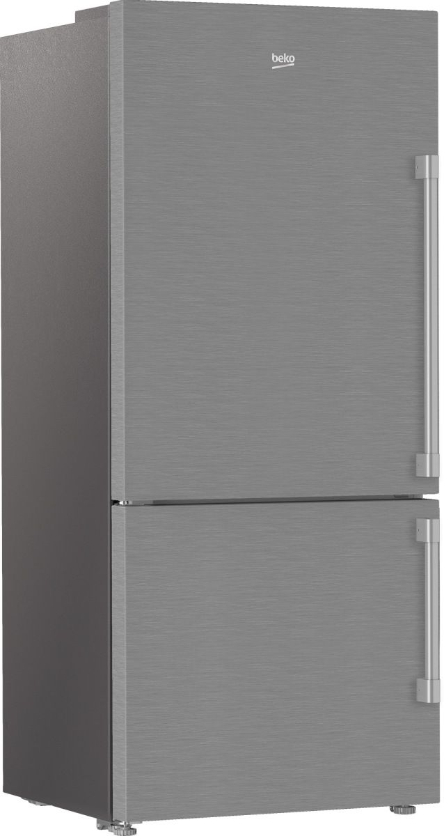 Beko 30 in. 16.1 Cu. Ft. Fingerprint Free Stainless Steel Counter Depth Bottom Freezer Refrigerator-1