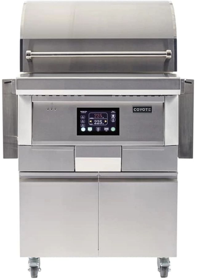 Coyote 28" Stainless Steel Free Standing Pellet Grill-C1P28-FS-0