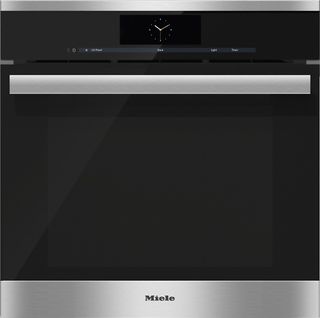 Miele 23.5" Clean Touch Steel Electric Built in Single Wall Oven