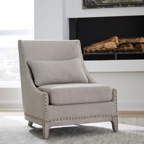Liberty Harlequin Weathered Linen Upholstered Accent Chair-3