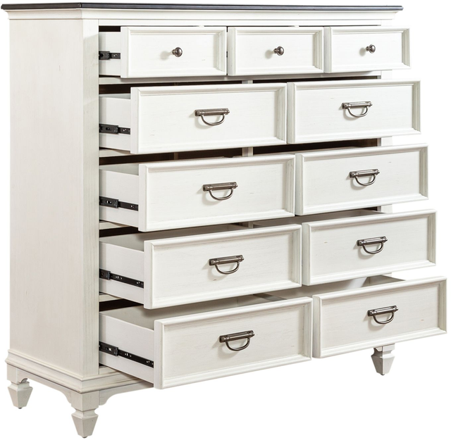 Liberty Furniture Allyson Park Charcoal/Wirebrushed White Dresser-1