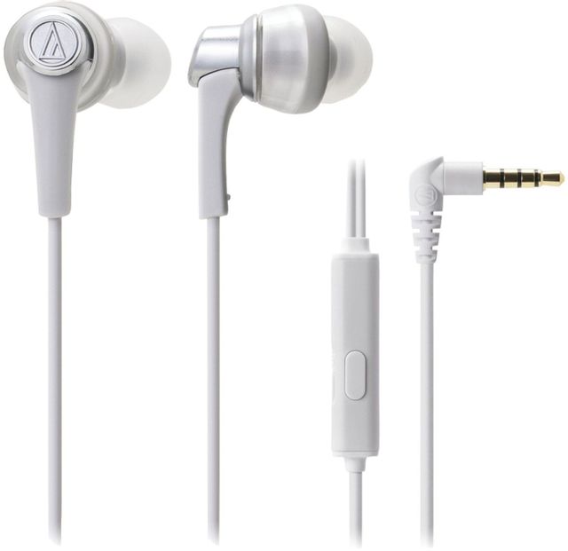 Audio-Technica® SonicPro® White In-Ear Headphones 0