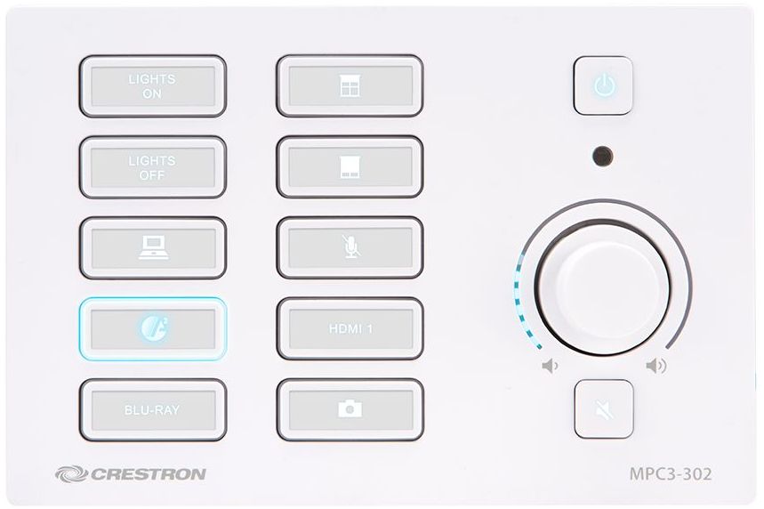 Crestron® 3-Series® Media Presentation Controller 302-White | Sound ...