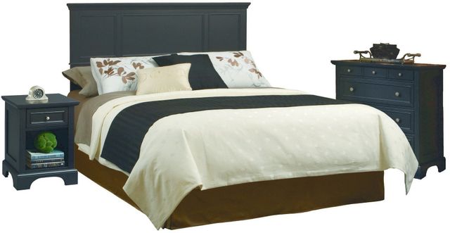 homestyles® Ashford 3-Piece Black Queen Bedroom Set-0