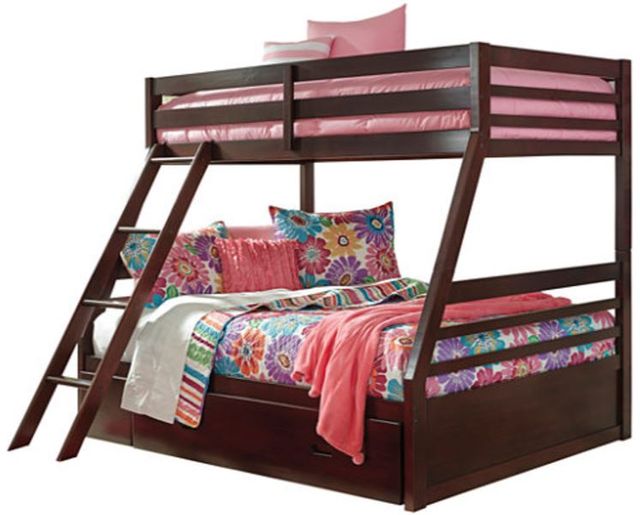 Signature Design by Ashley® Halanton Twin Over Full Storage Bunk Bed-0