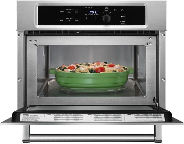 KitchenAid® 1.4 Cu. Ft. Stainless Steel Built In Microwave 4