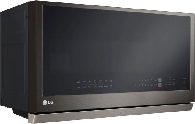 LG 2.1 Cu. Ft. PrintProof™ Black Stainless Steel Over The Range Microwave 4