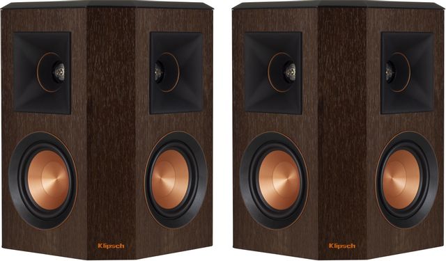 Klipsch® Reference Premiere Walnut RP-402S Surround Sound Speaker 4
