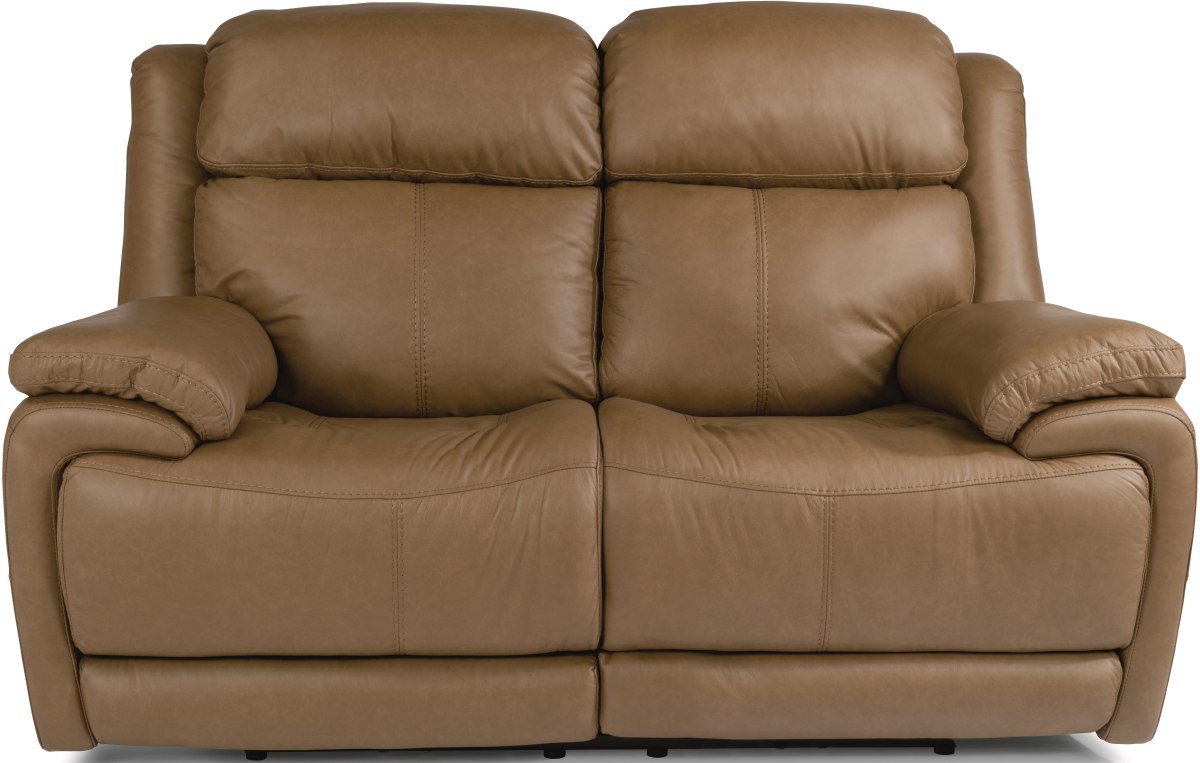 flexsteel forte power headrest sofa