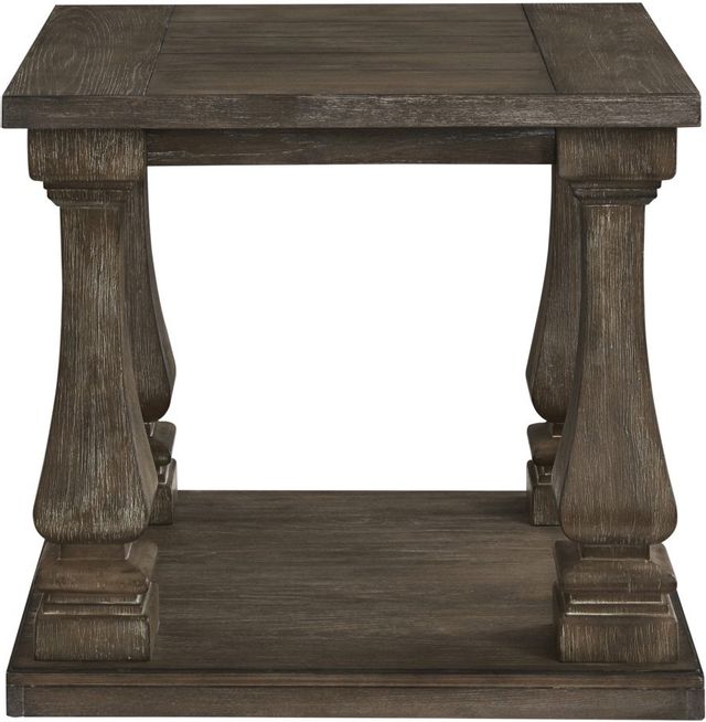 Signature Design by Ashley® Johnelle Weathered Gray End Table-1