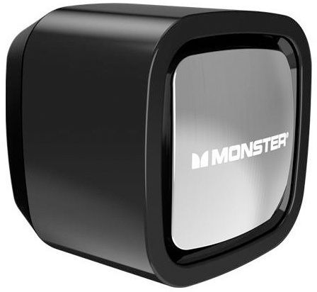 Monster® Single USB Wall Charger-Black/Silver