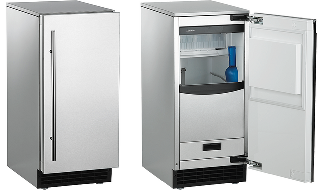 Scotsman® Brilliance® 60 lbsStainless Steel Nugget Ice Machine-SCN60PA-1SS-1