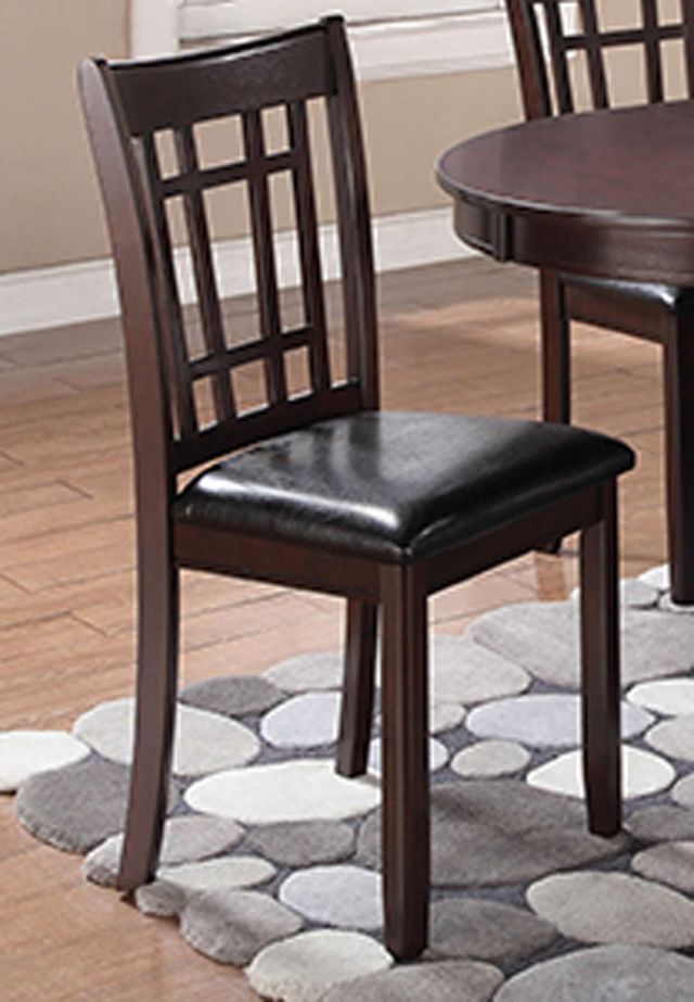 Coaster® Dalila Lavon Set of 2 Black Espresso Dining Side Chairs-2
