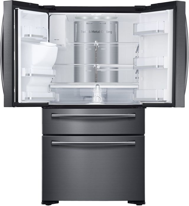 Samsung 22.2 cu. ft. Capacity Counter Depth Refrigerator-Fingerprint Resistant Black Stainless Steel-RF22NPEDBSG 20