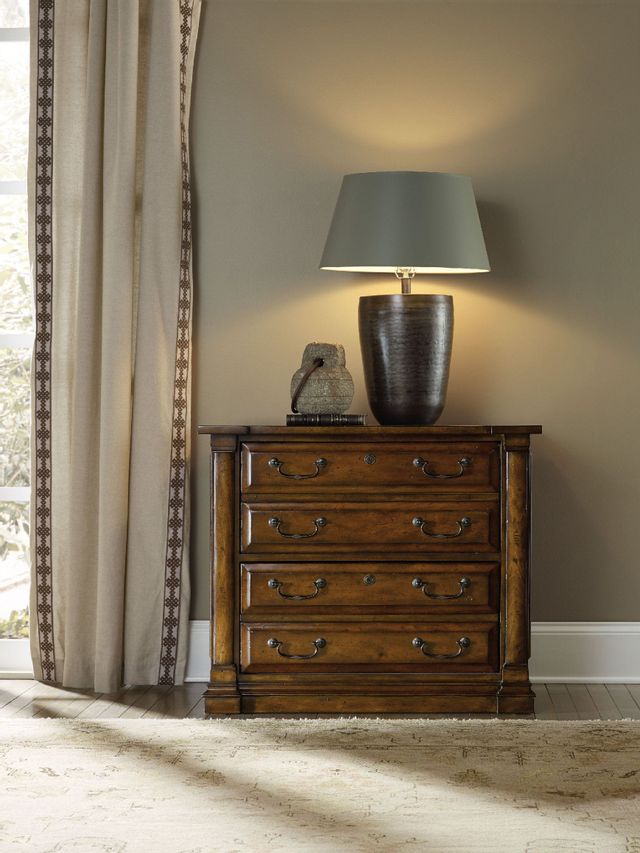 Hooker® Furniture Tynecastle Warm Chestnut-Colored Alder Filing Cabinet 2