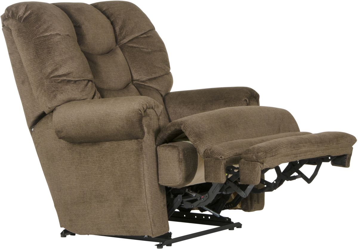 catnapper malone lay flat power recliner with extended ottoman