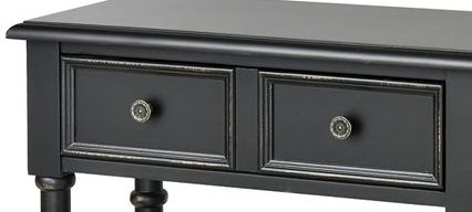Stein World Hager Antique Black Console Table 1