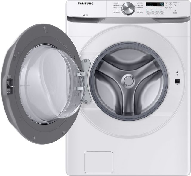 Samsung 6000 Series 4.5 Cu. Ft. White Front Load Washer-1