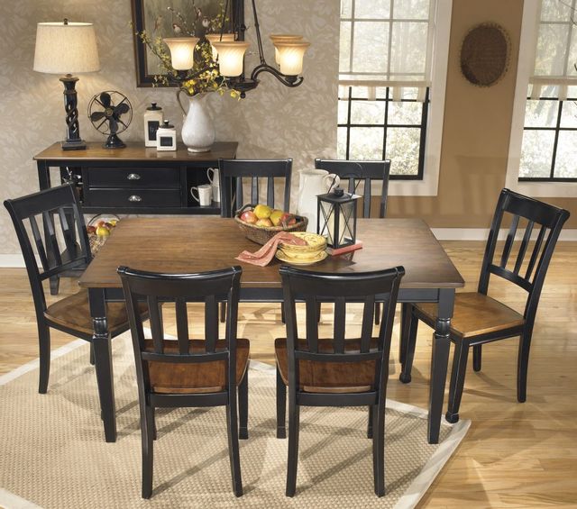 Signature Design by Ashley® Owingsville Two-Tone Dining Room Chair 7