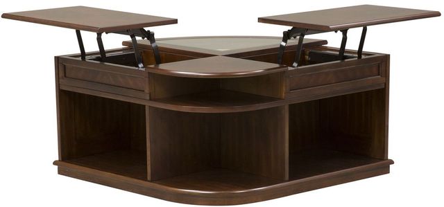 Liberty Furniture Wallace Dark Toffee Cocktail Table-1