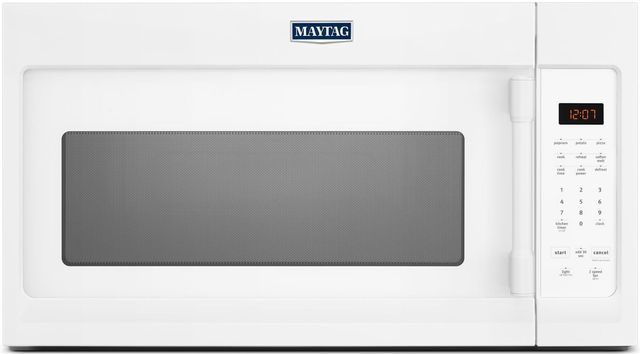 Maytag® 1.7 Cu. Ft. White Compact Over The Range Microwave