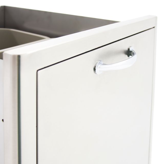 Blaze® Grills 19.88" Stainless Steel Roll Out Double Trash/Recycle Drawer 3