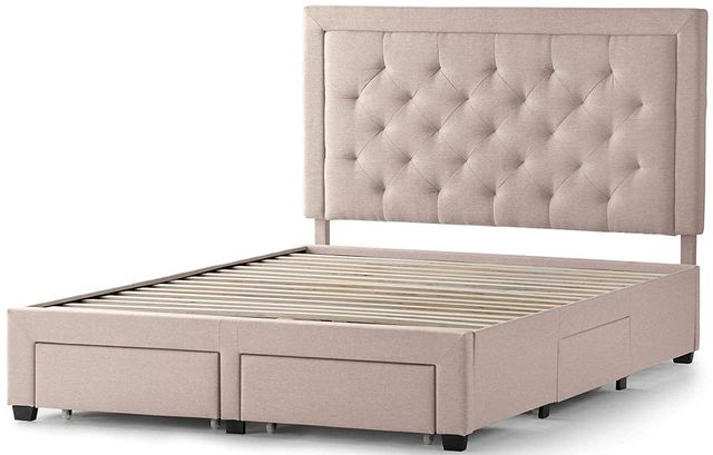 Malouf® Watson Oat Full Platform Bed Base 3