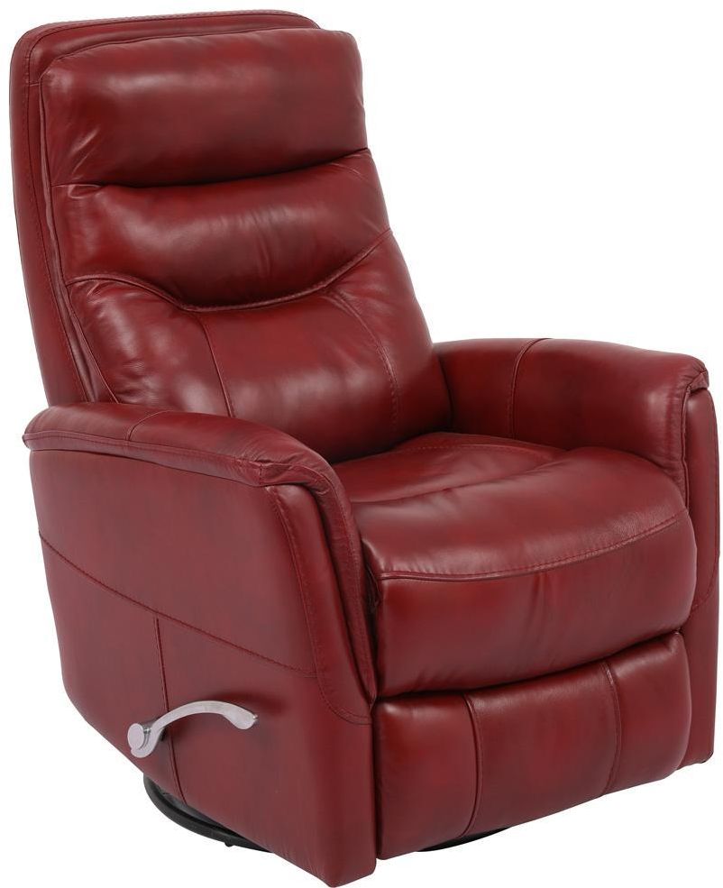 Parker House® Gemini Rouge Leather Swivel Glider Recliner Chair