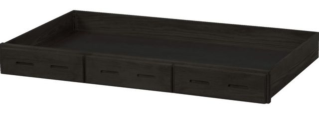 Crate Designs™ Furniture Espresso Twin Storage Trundle Bed