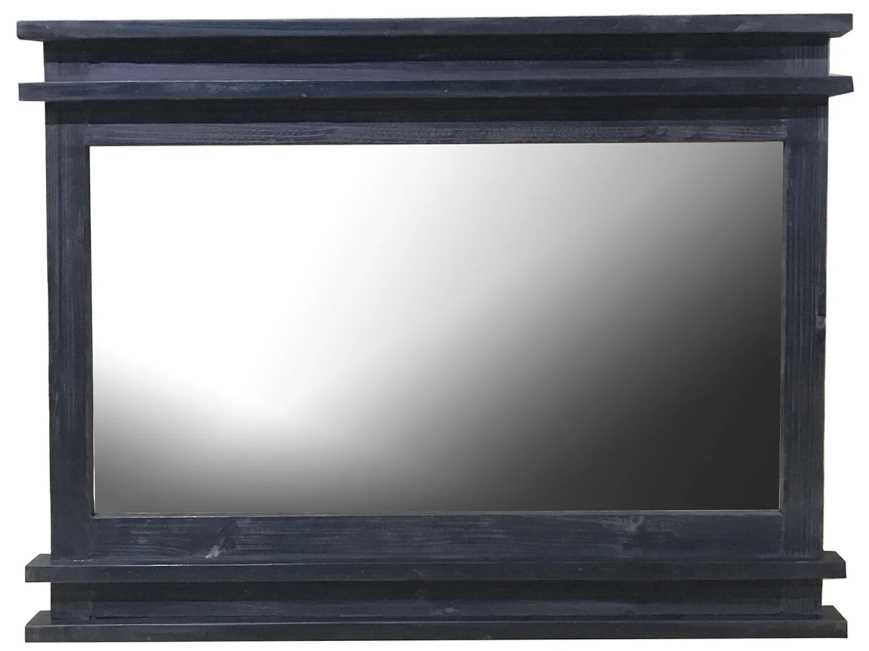Crestview Collection Mantle Blue Wall Mirror