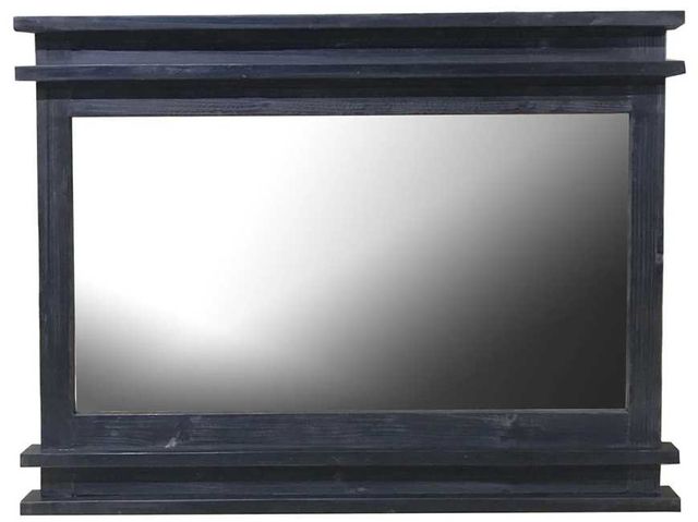 Crestview Collection Mantle Blue Wall Mirror-0
