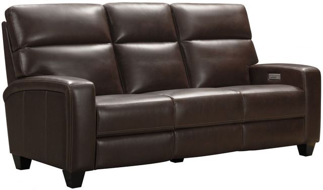 Macor Limited Leather Reclining Sofa, Becker Furniture