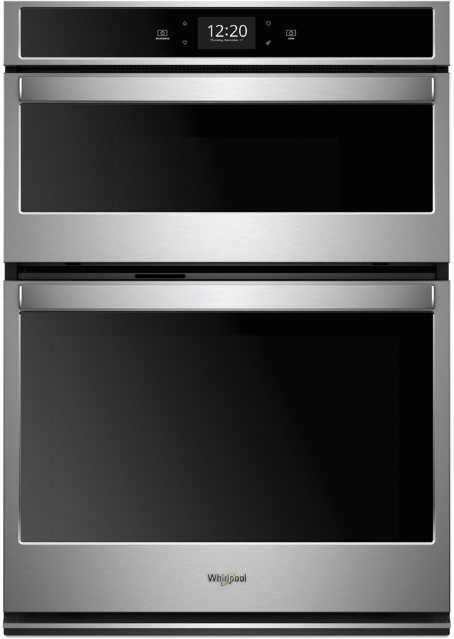 Whirlpool® 27" Stainless Steel Smart Combination Wall Oven-0
