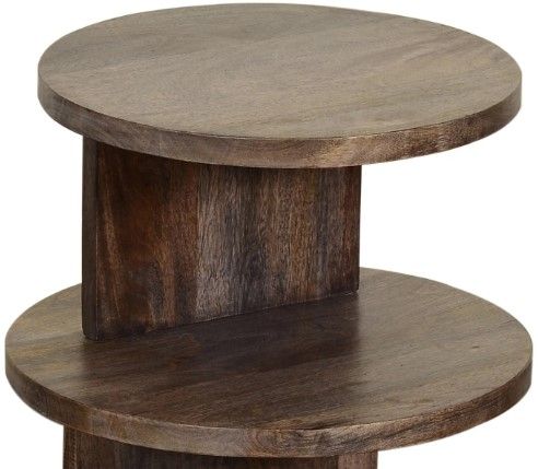 Crestview Collection Dempsey Brown Accent Table-1