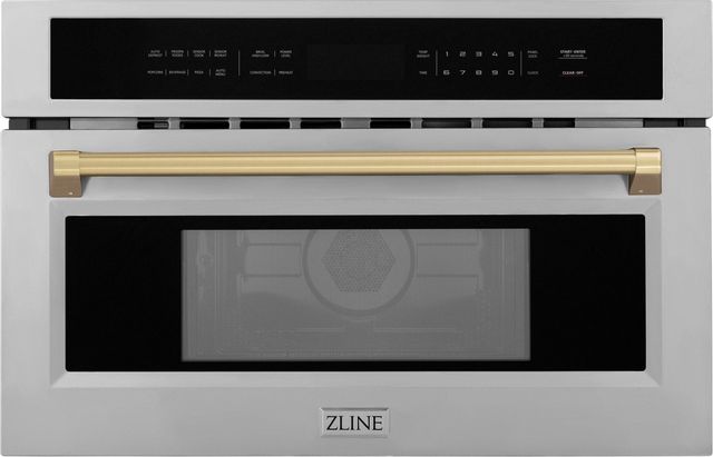 ZLINE Autograph Edition 1.6 Cu. Ft. Stainless Steel Microwave Drawer 