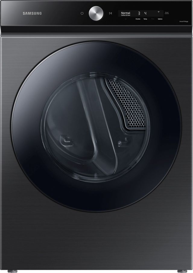 Samsung Bespoke 8700 Series 7.6 Cu. Ft. Brushed Black Front Load Electric Dryer 0