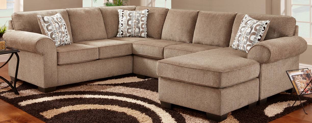 Affordable Furniture Jesse Cocoa Sectional