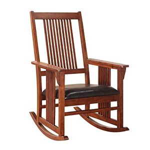 ACME Furniture Kloris Tobacco Rocking Chair with Square Back