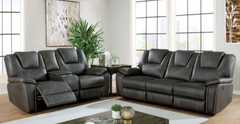 Furniture of America® Gray Brown 2-Piece Sofa and Loveseat Set