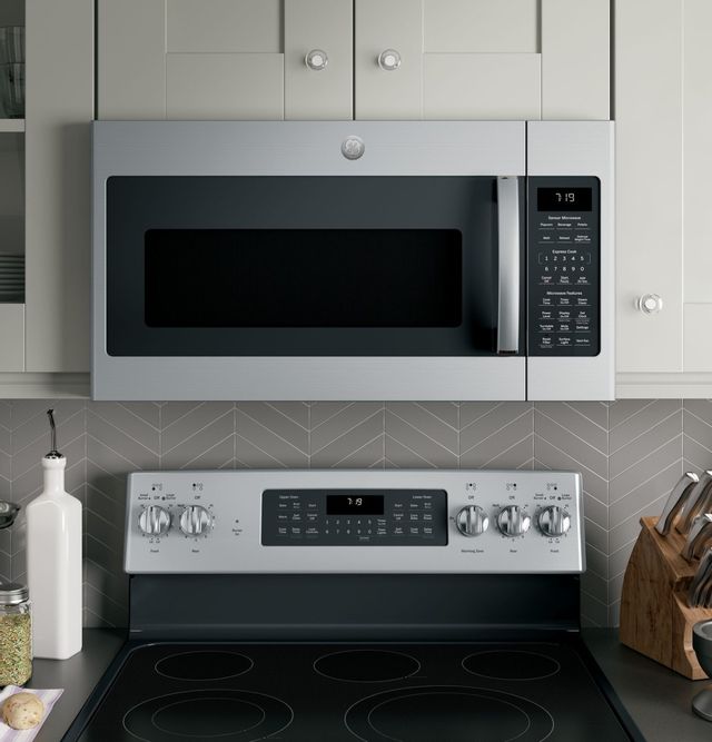 GE® Series 1.9 Cu. Ft. Stainless Steel Over The Range Microwave 4