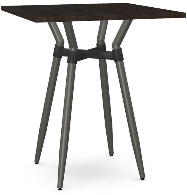 Amisco Link Solid Birch Bar Table