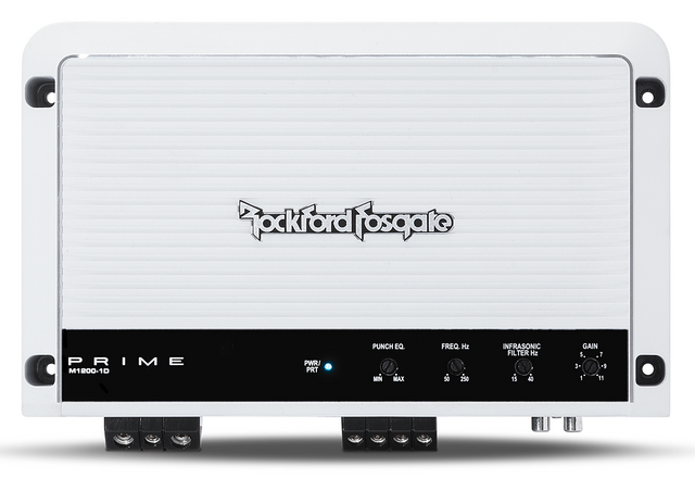 Rockford Fosgate® Prime Marine 1,200 Watt Class-D Mono Amplifier 0
