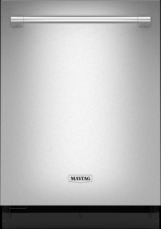Maytag® Eco Series 24" Fingerprint Resistant Stainless Steel Top Control Built In Dishwasher-0