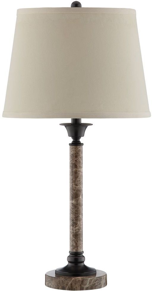 Stein World Metal & Marble Paper Table Lamp 0