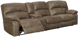 Benchcraft® Segburg 2-Piece Driftwood Power Reclining Sectional Sofa